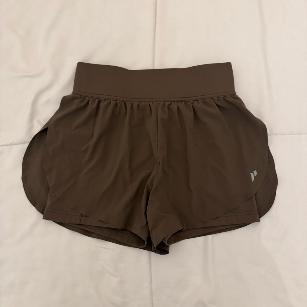 Women's Olive/Brown Athletic Shorts